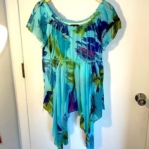 Unique Spectrum Multicolor Floral Blouse